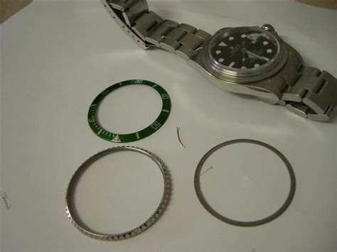 replacing rolex bezel|Rolex bezel replacement instructions.